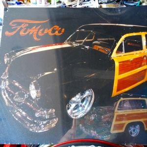 Ford Motor Co metal sign